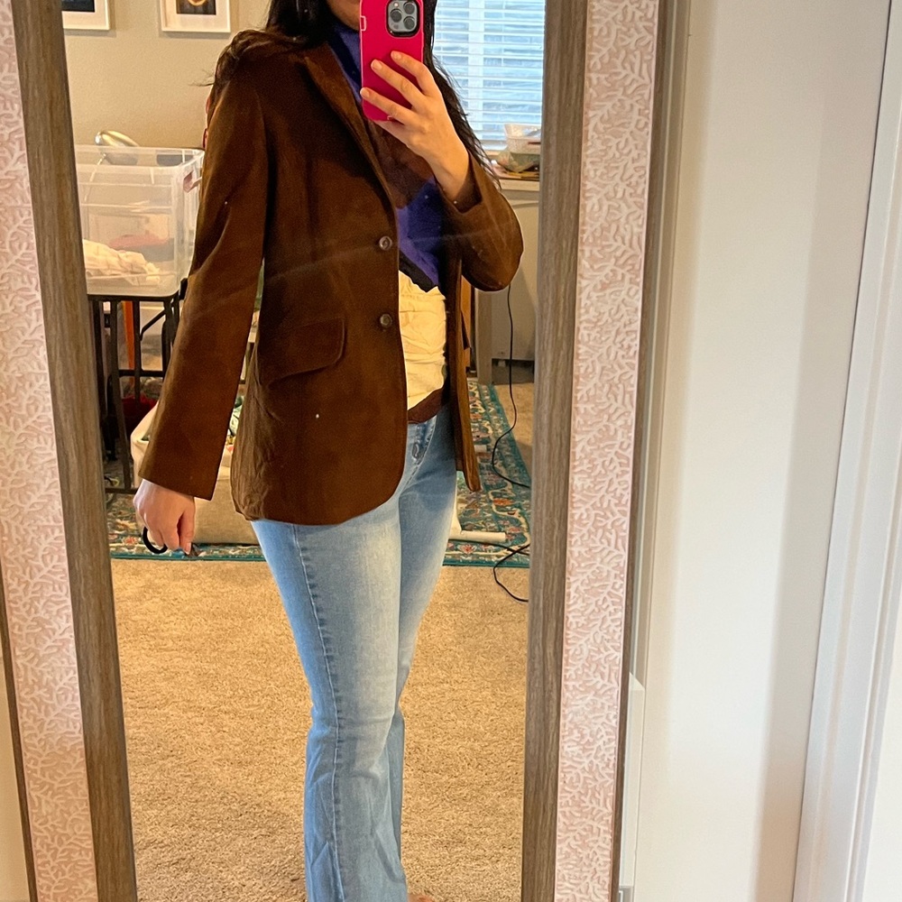 Vintage Made in the USA Suede Blazer